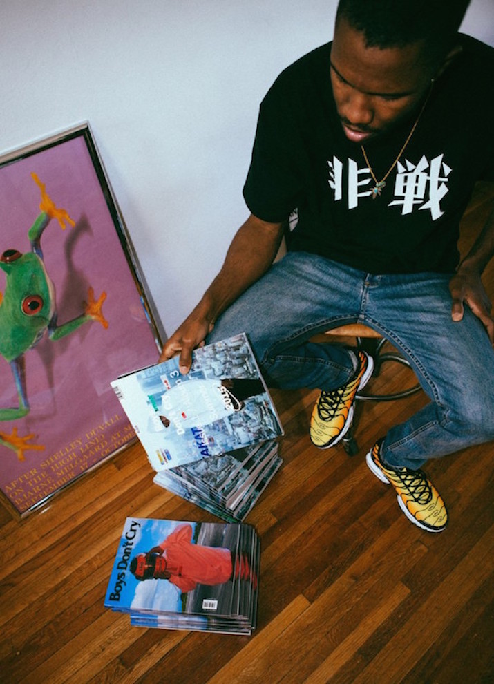 Frank Ocean Sitting